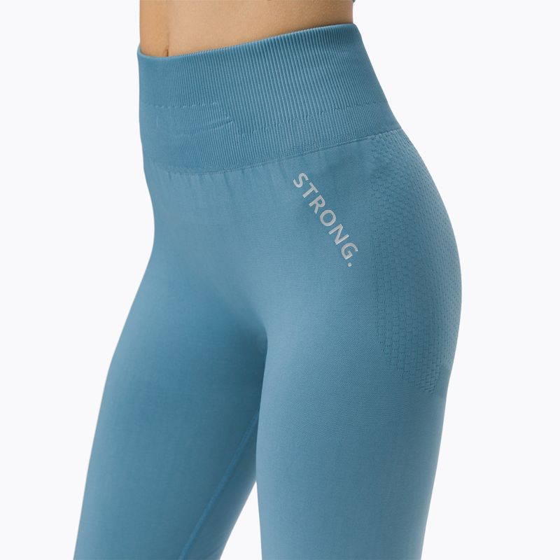 Moteriškos besiūlės tamprės STRONG POINT Shape & Comfort Push Up blue 1129 4