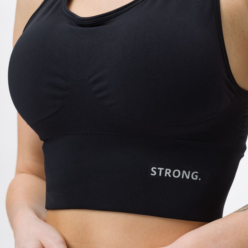 Moteriška STRONG POINT Shape & Comfort treniruočių viršutinė dalis su kaušeliais juoda 1134 4