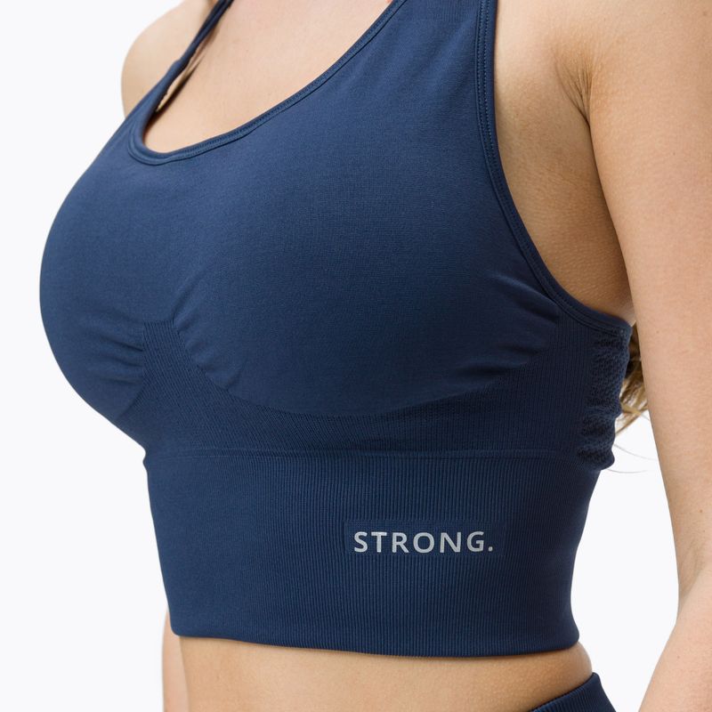 Moteriška STRONG POINT Shape & Comfort treniruočių viršutinė dalis tamsiai mėlyna 1132 4