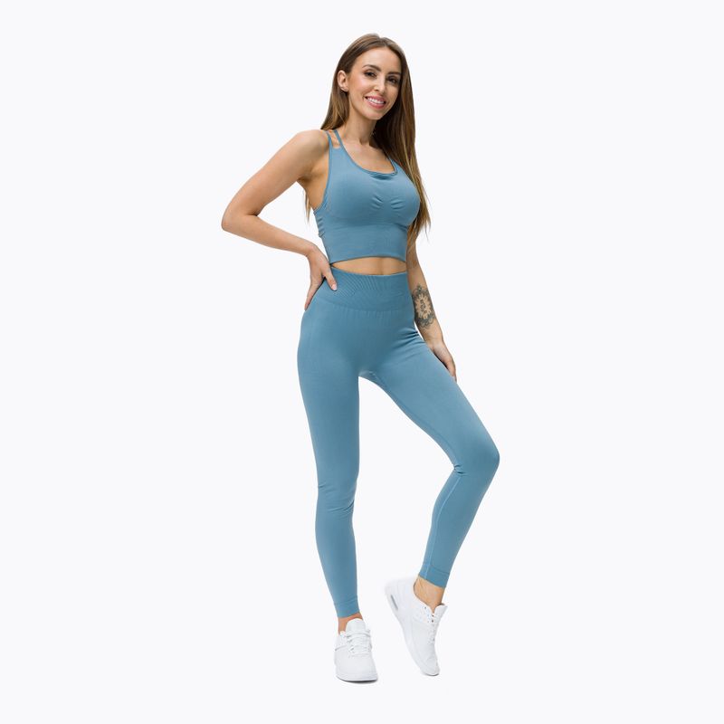 Moteriška STRONG POINT Shape & Comfort viršutinė dalis su kaušeliais, mėlyna 1128 2