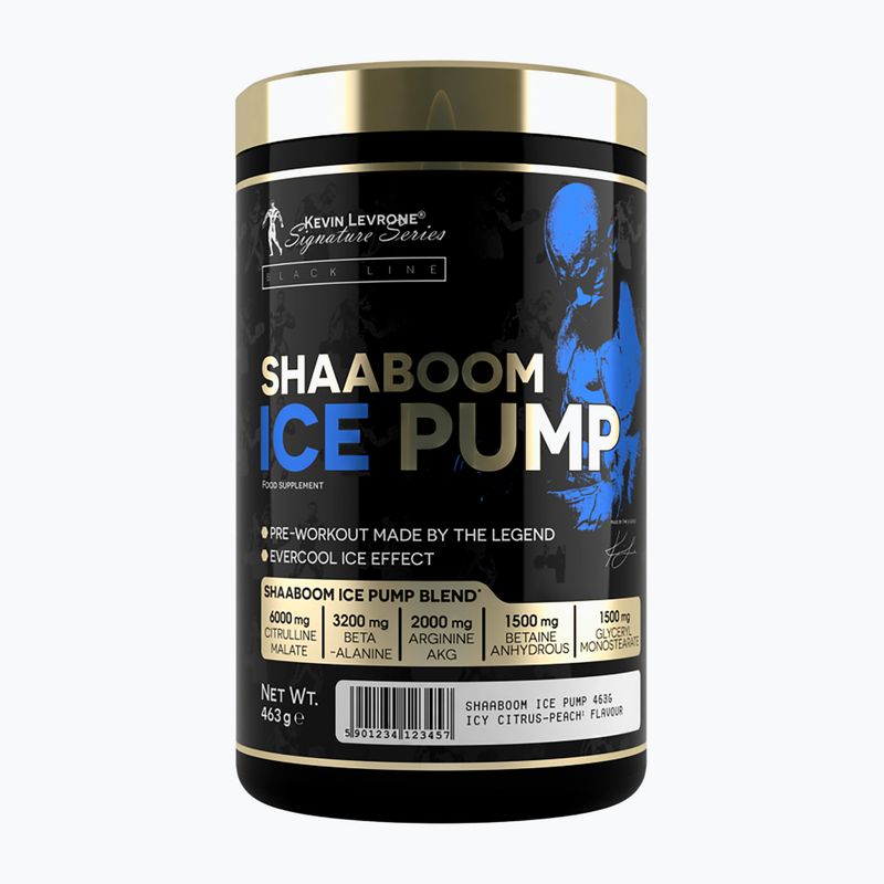 Gėrimas prieš treniruotę Fitness Authority Levrone Shaaboom Ice Pump 463 g icy citrus/peach