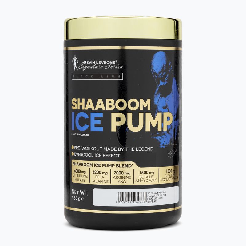 Gėrimas prieš treniruotę Fitness Authority Levrone Shaaboo Ice Pump 463 g icy orange/mango