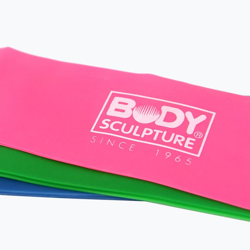 Pasipriešinimo gumos Body Sculpture Bb 103 pink/green/blue 5