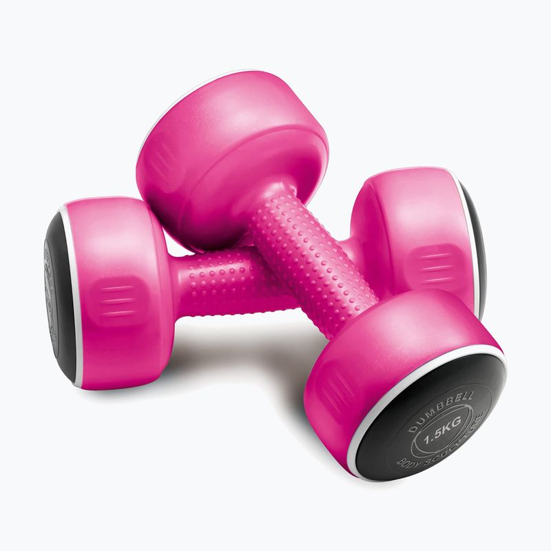 Svarmenų su stoveliu rinkinys Body Sculpture Smart Bw 108T 19 kg pink/yellow/black 2