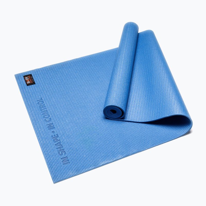 Fitneso kilimėlis Body Sculpture BB 8300D 4 mm blue 4
