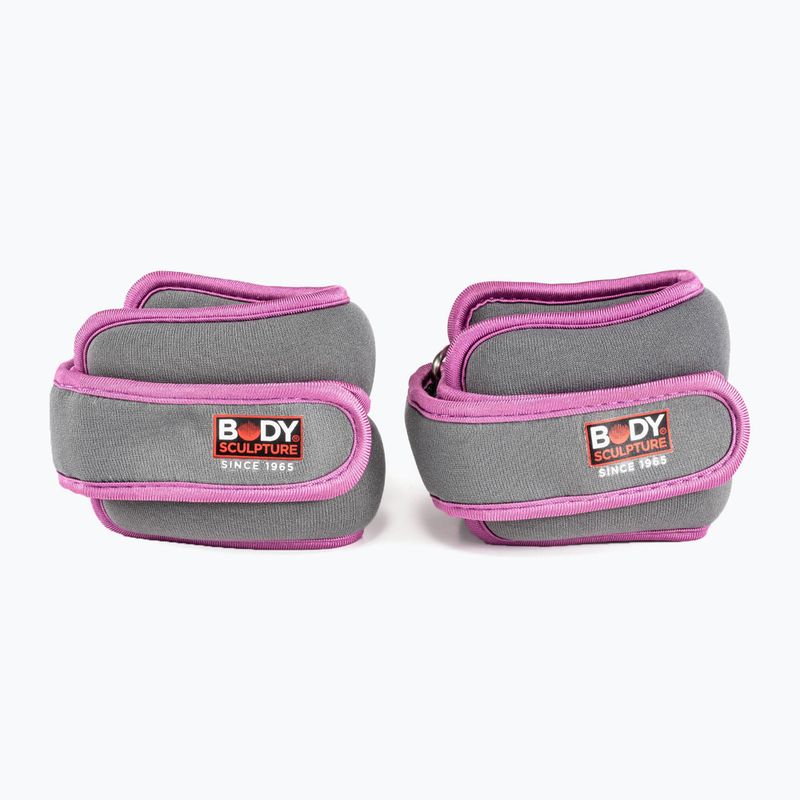 Riešo svoriai Body Sculpture Bb 2700Uepk 2 x 0,5 kg grey/pink 2