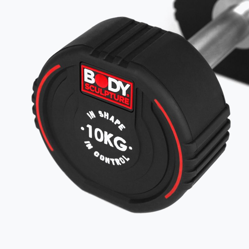 Guminis hantelis Body Sculpture TPU BW 133 10 kg black 5