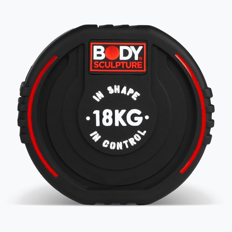 Guminis hantelis Body Sculpture TPU BW 133 18 kg black 4