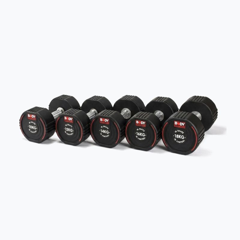 Guminis hantelis Body Sculpture TPU BW 133 18 kg black 8