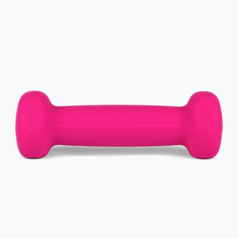 Guminis hantelis Body Sculpture BW 513 z PVC 1 kg pink 2