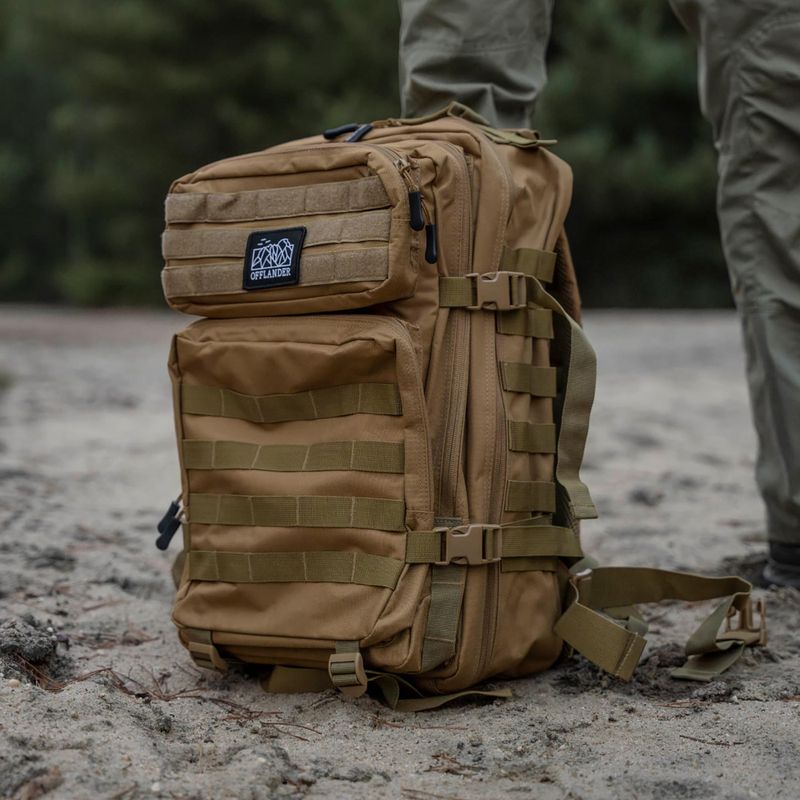 Turistinė kuprinė OFFLANDER Survival 43 l khaki 6