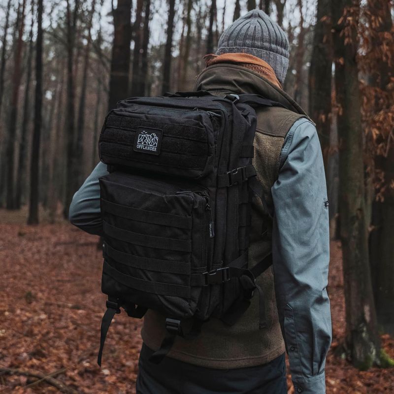 Turistinė kuprinė OFFLANDER Survival 43 l black 7