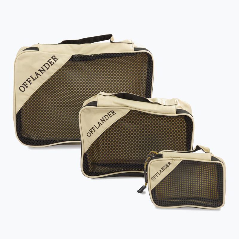Kelioninis organaizeris OFFLANDER Set 3 pack sand/black 3