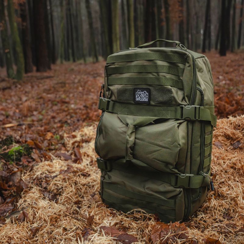Turistinė kuprinė OFFLANDER Offroad Bag 3w1 54 l green 5