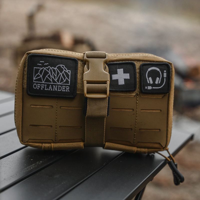 Taktinė piniginė OFFLANDER Molle Powerbank 1 l khaki 4