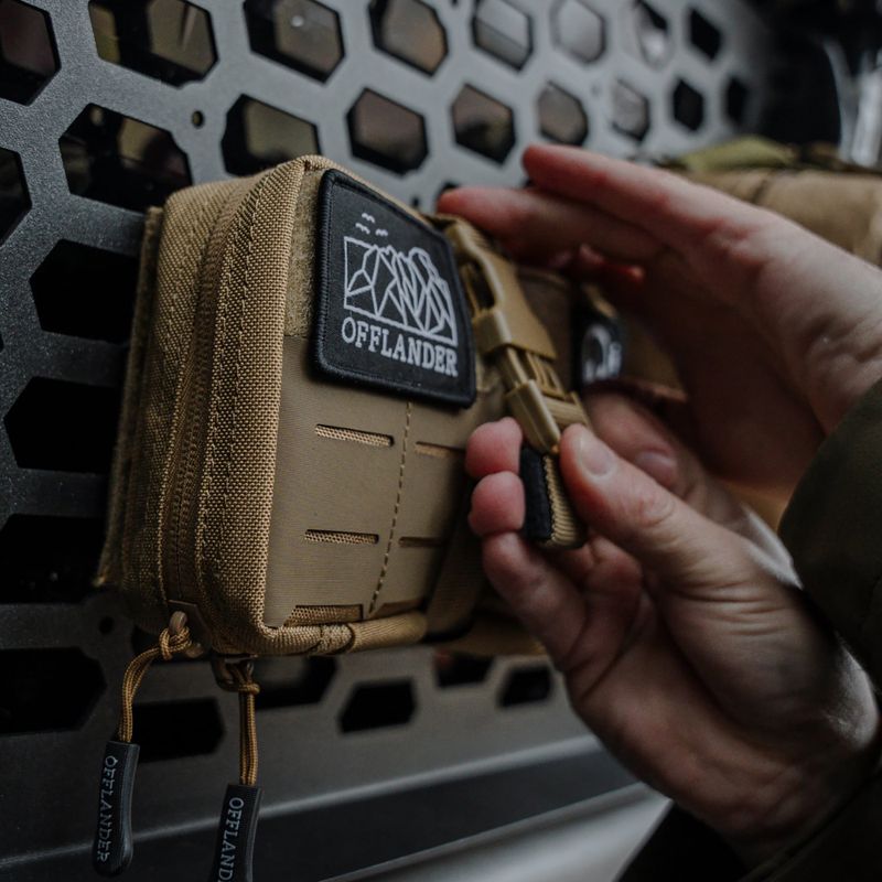 Taktinė piniginė OFFLANDER Molle Powerbank 1 l khaki 7