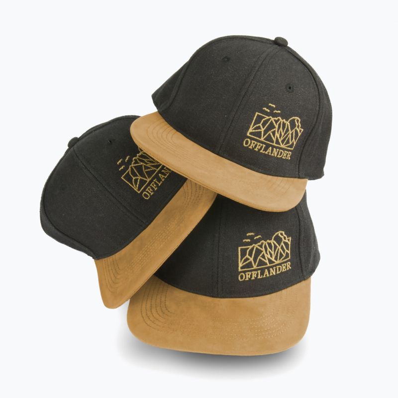 Kepurė su snapeliu Offlander Snapback black/sand 2