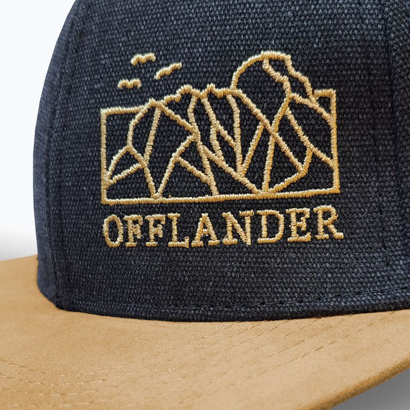 Kepurė su snapeliu Offlander Snapback black/sand 3