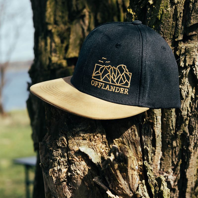 Kepurė su snapeliu Offlander Snapback black/sand 4