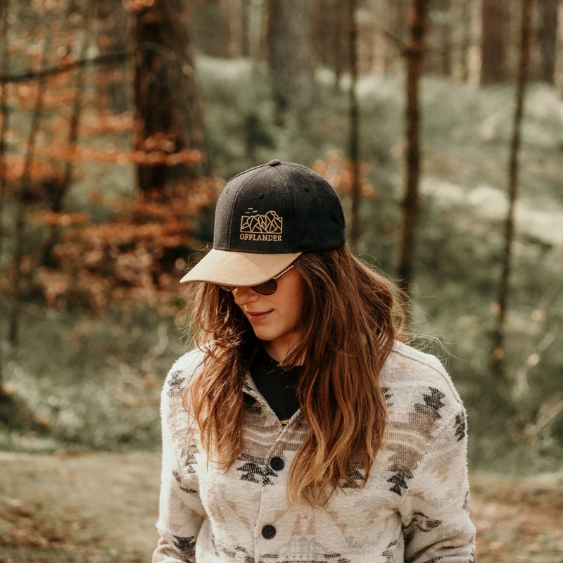 Kepurė su snapeliu Offlander Snapback black/sand 6