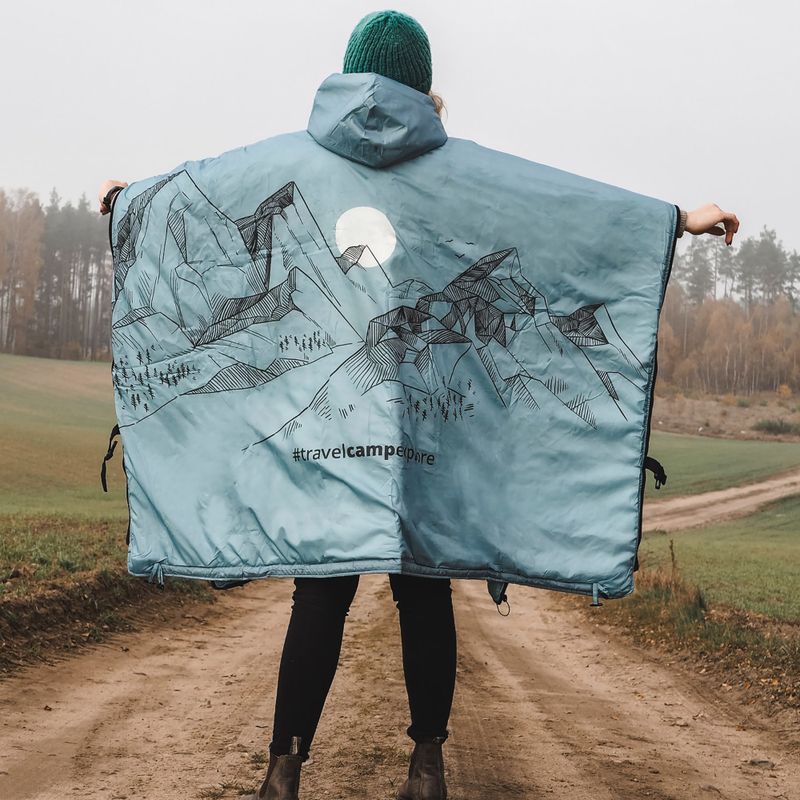 Ponczo OFFLANDER OFF_CACC sunkus šildomas mėlynas 5