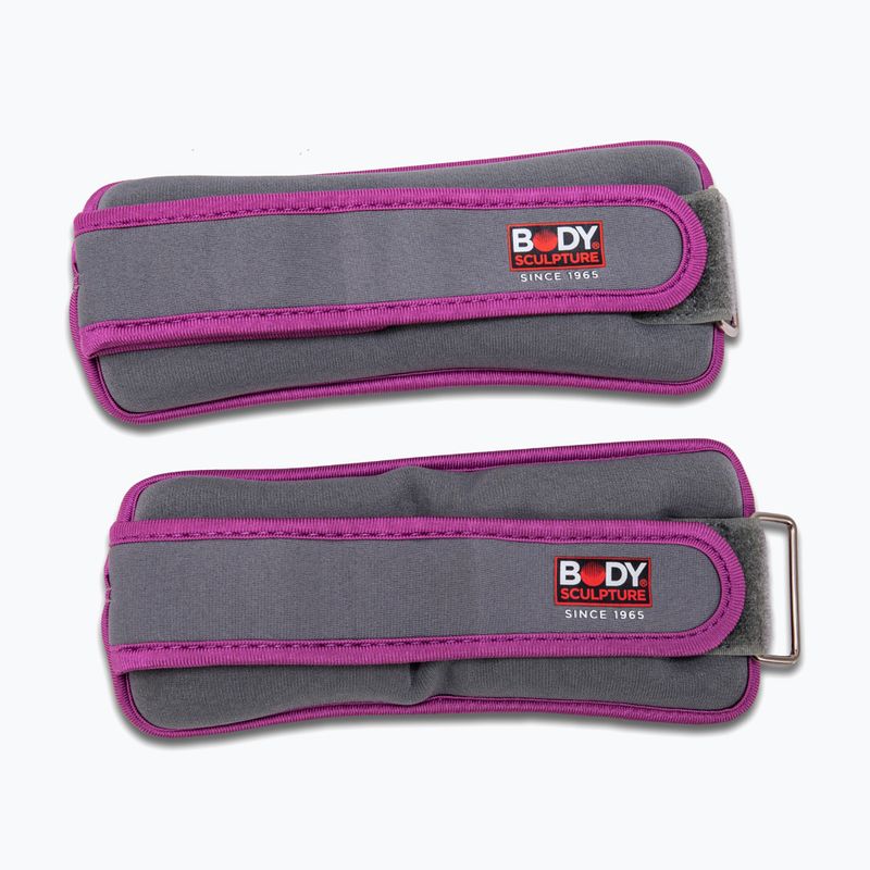 Riešo svoriai Body Sculpture Bb 2700U 2 x 0,5 kg grey/purple 2