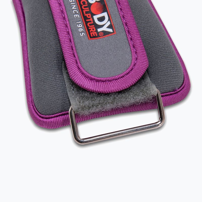 Riešo svoriai Body Sculpture Bb 2700U 2 x 0,5 kg grey/purple 4
