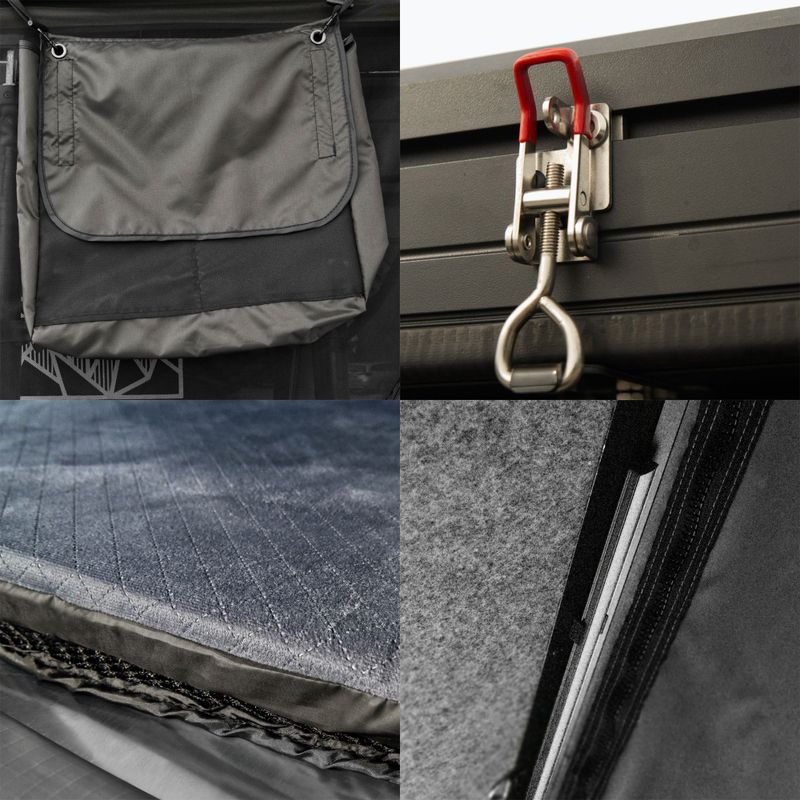 Stogo palapinė 2 asmenims OFFLANDER Triangle Slim Wolf black 9