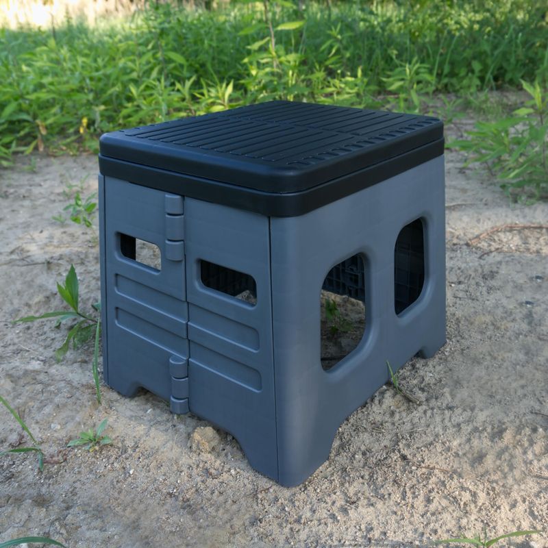 Turistinis tualetas OFFLANDER Portable Folding Camping Toilet black 4