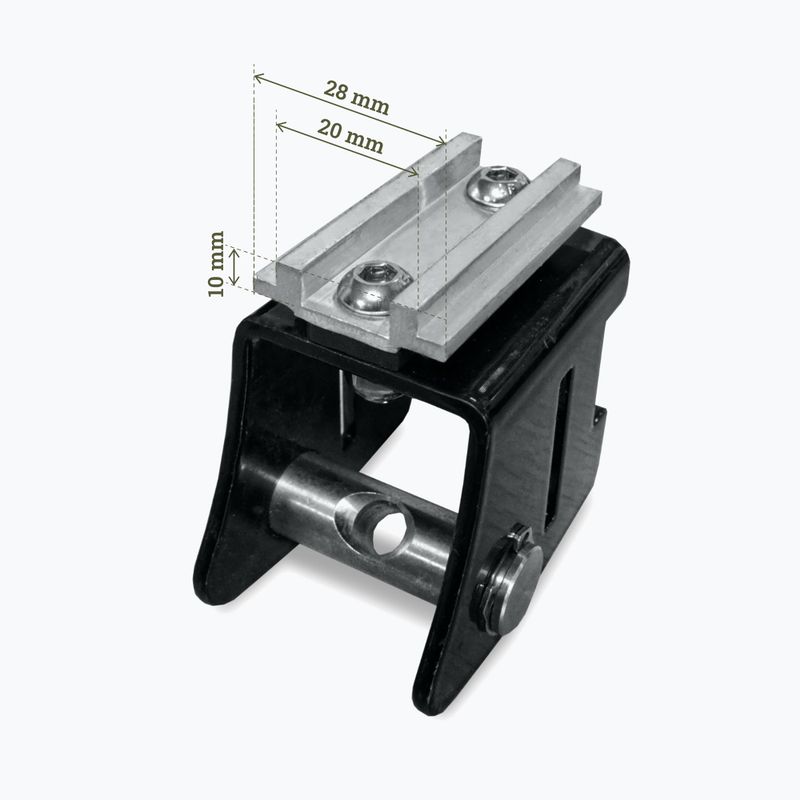 Montavimo laikiklis OFFLANDER Anti-Theft Roof Tent Brackets 4 pack black 8