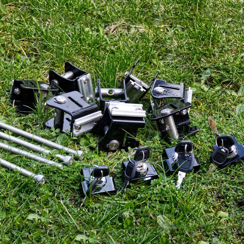 Montavimo laikiklis OFFLANDER Anti-Theft Roof Tent Brackets 4 pack black 10