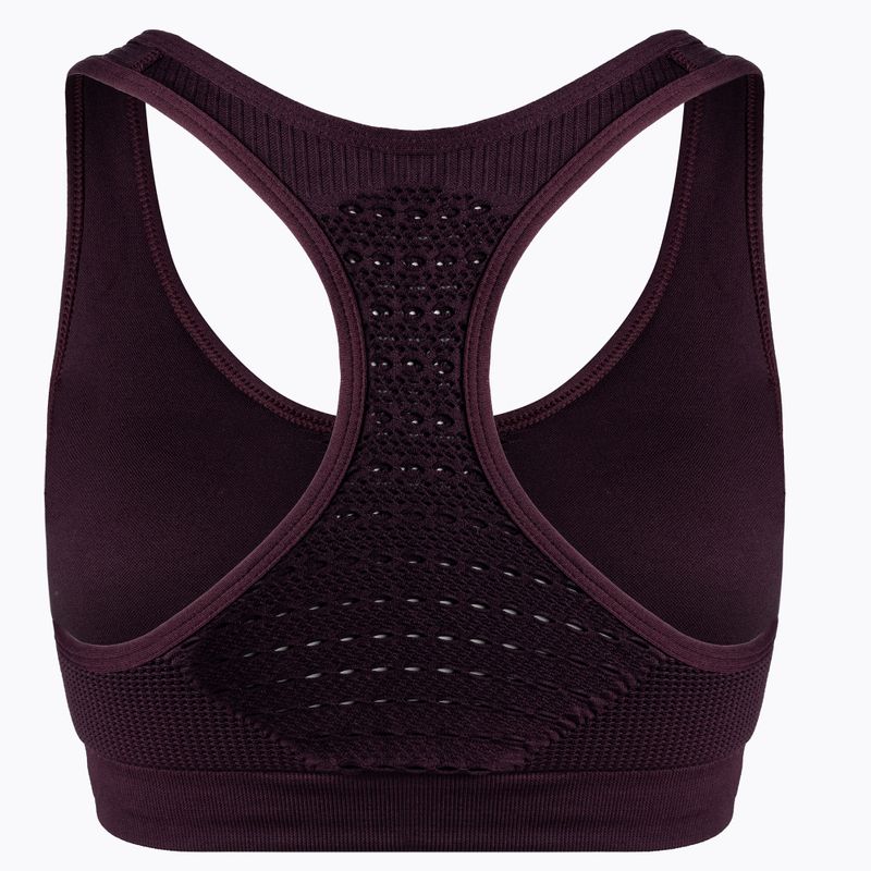Carpatree Phase Besiūlė fitneso liemenėlė bordo spalvos CP-PSB-BU 2