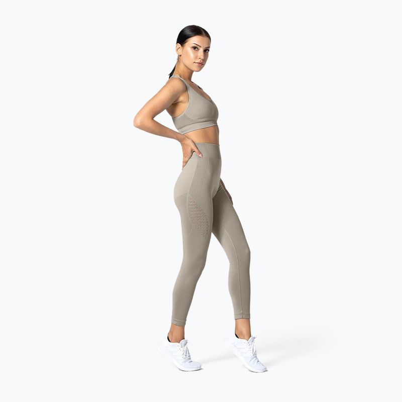 Moteriškos besiūlės Carpatree Phase Seamless Leggings smėlio spalvos CP-PSL-LA 4