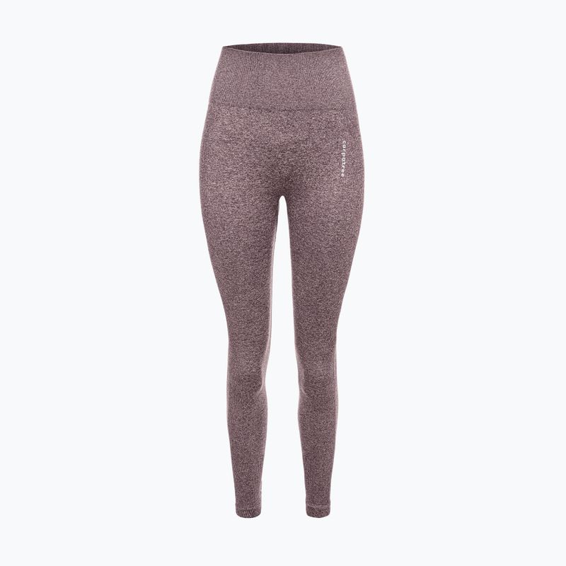 Moteriškos treniruočių tamprės Carpatree Allure Seamless brown melange (pepper corn) 6