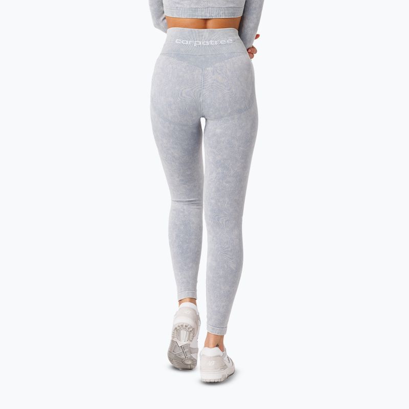 Moteriškos treniruočių tamprės Carpatree Yasmine Seamless blue stone wash 3