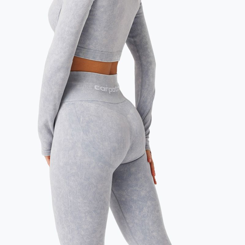 Moteriškos treniruočių tamprės Carpatree Yasmine Seamless blue stone wash 7