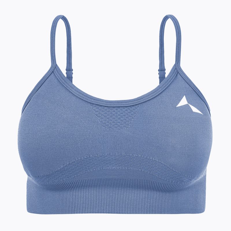 Fitness besiūlė liemenėlė Carpatree Vibe Seamless blue 5