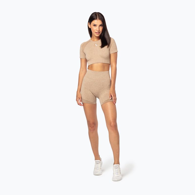 Moteriški šortai Carpatree Vibe Seamless beige melange