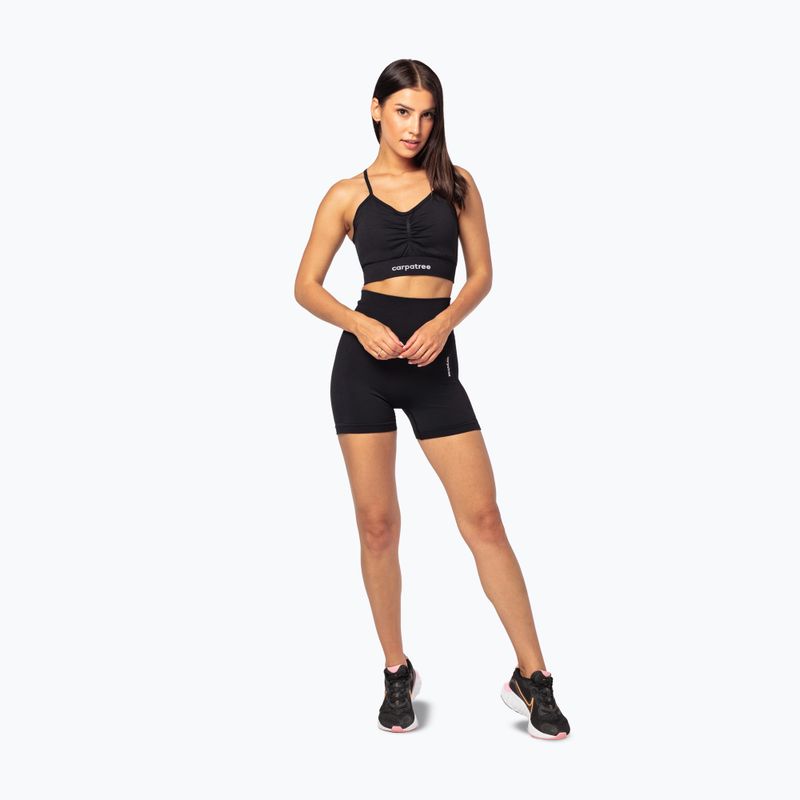 Moteriški treniruočių šortai Carpatree Allure Seamless black 2