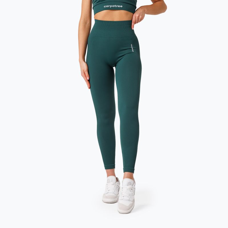 Moteriškos treniruočių tamprės Carpatree Allure Seamless forest green