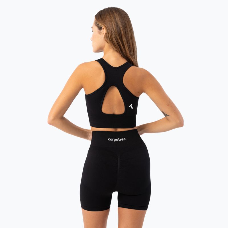 Moterų treniruočių palaidinė Carpatree Blaze Seamless Sleeveless sepia black 3