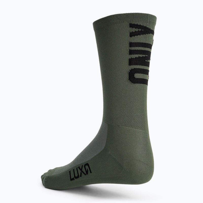 Luxa Only Gravel green dviratininkų kojinės LAM21SOGK1S 4