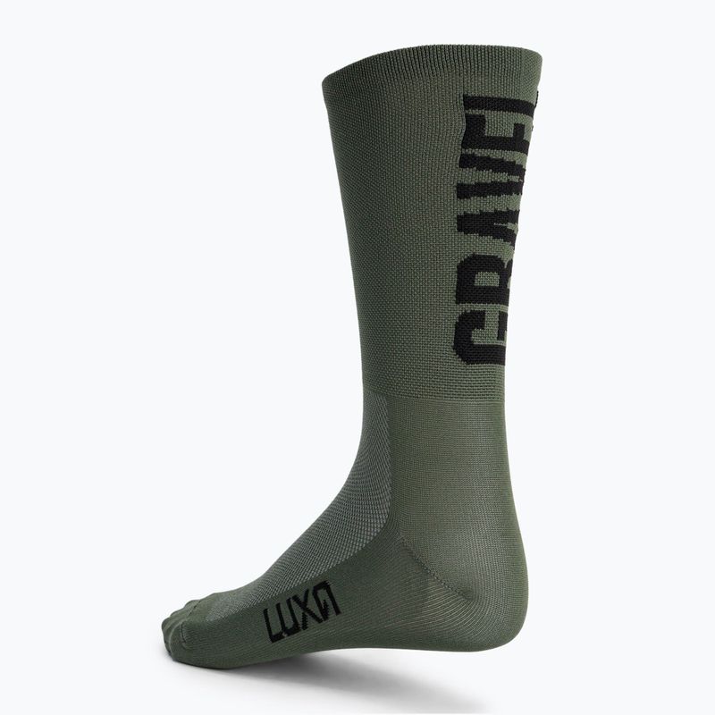 Luxa Only Gravel green dviratininkų kojinės LAM21SOGK1S 5