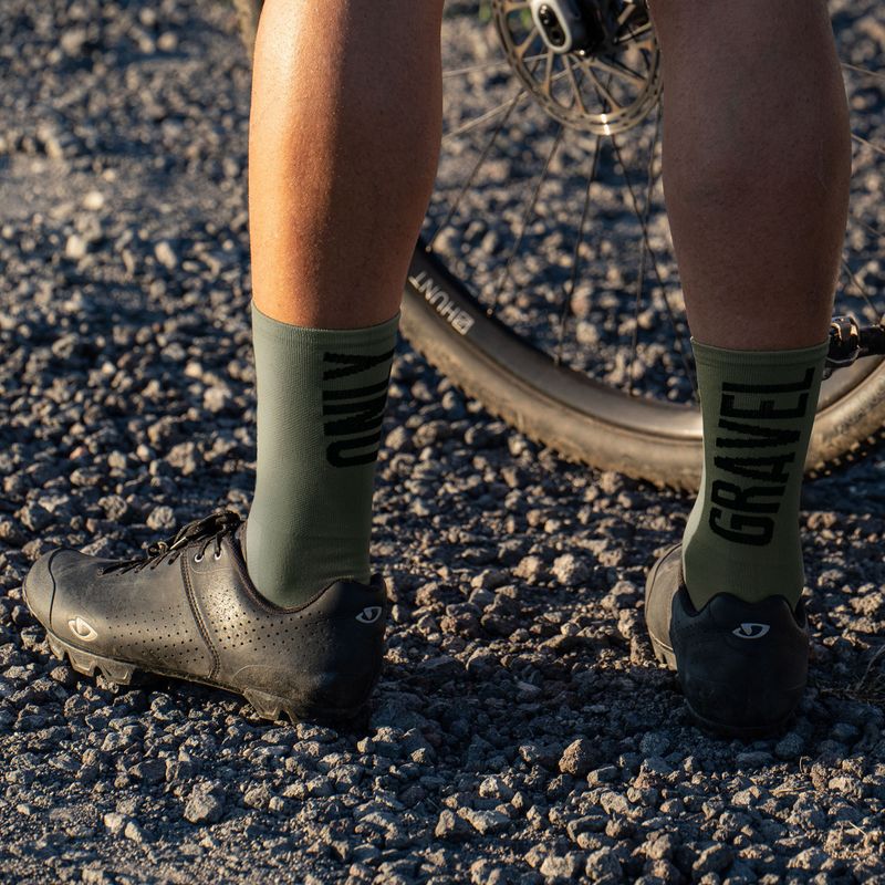 Luxa Only Gravel green dviratininkų kojinės LAM21SOGK1S 7