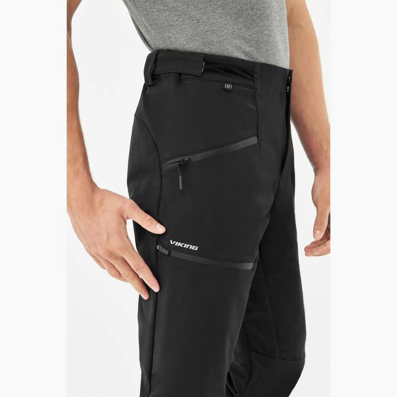 Vyriškos žygio kelnės Viking Expander Warm black 5