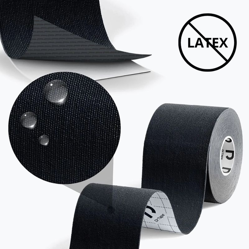 Kinezio juosta DrTape Kinesiology Tape black 3