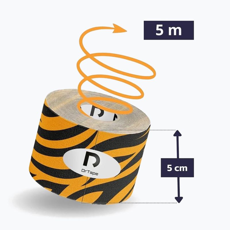 Kineziologinė juosta DrTape Kinesiology Tape tiger 2