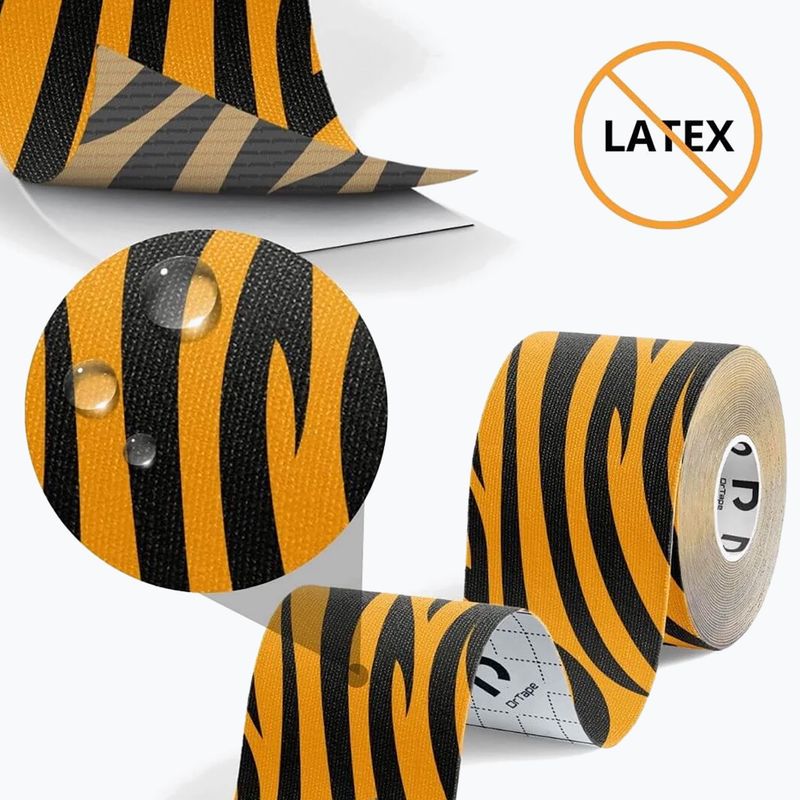 Kineziologinė juosta DrTape Kinesiology Tape tiger 3