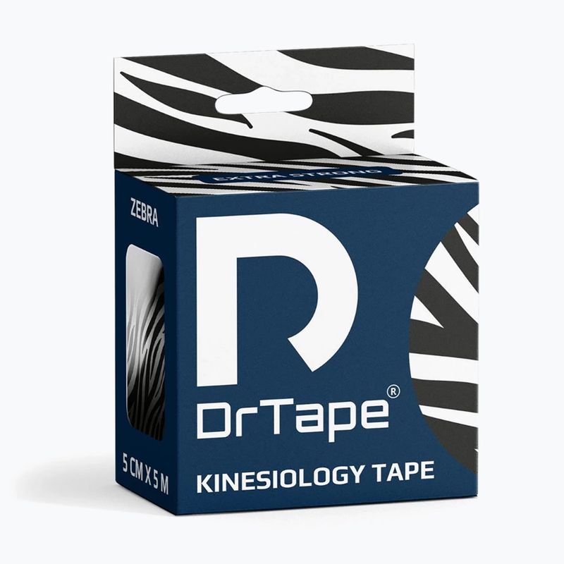 Kineziologinė juosta DrTape Kinesiology Tape zebra 4