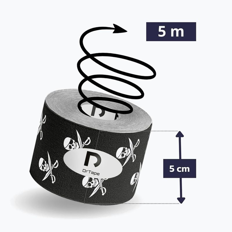 Kineziologinė juosta DrTape Kinesiology Tape pirate 2
